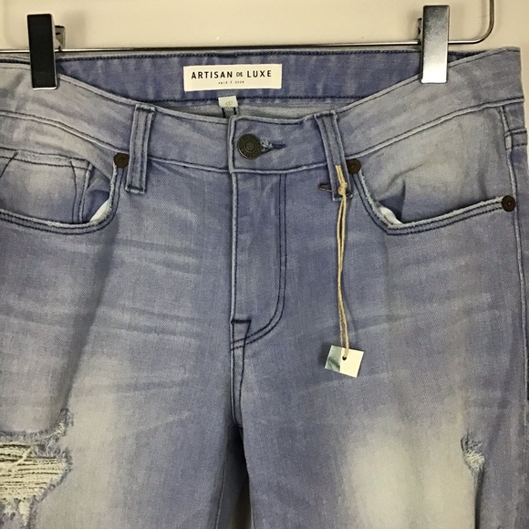 Artisan de Luxe Distress Frayed Flare Bell Bottom FIRM ON PRICE - Picture 8 of 8